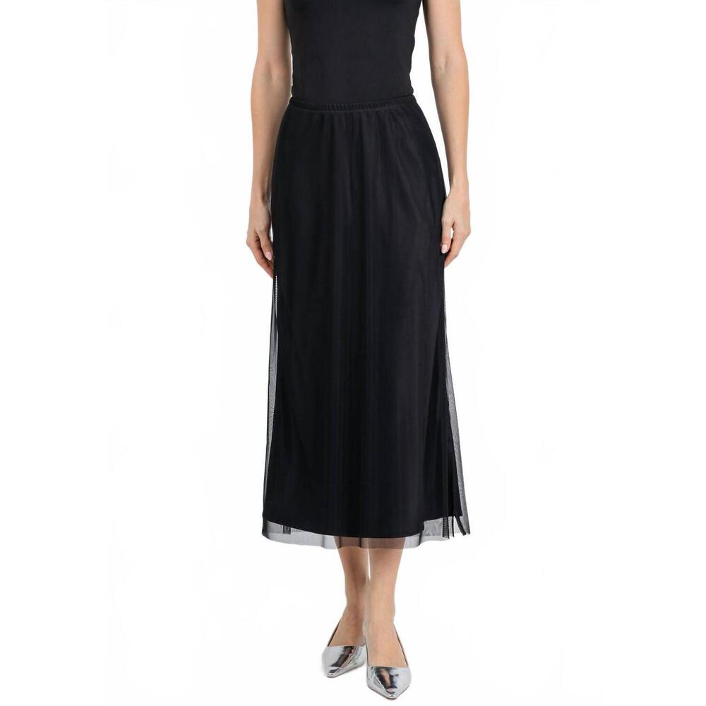 NEW MARGITTES melinda tulle skirt in black